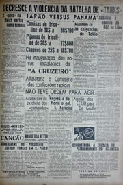 Página do jornal Unitário de novembro de 1941