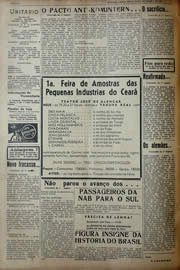 Página do jornal Unitário de novembro de 1941