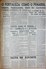 Página do jornal Unitário de dezembro de 1941