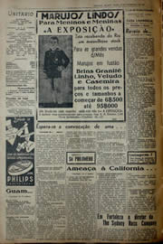 Página do jornal Unitário de dezembro de 1941