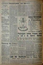 Página do jornal Unitário de dezembro de 1941