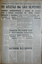 Página do jornal Unitário de dezembro de 1941