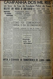 Página do jornal Unitário de dezembro de 1941