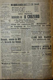 Página do jornal Unitário de dezembro de 1941