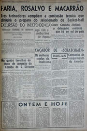 Página do jornal Unitário de dezembro de 1941