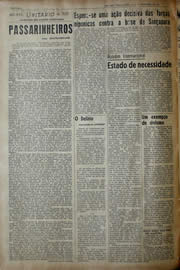 Página do jornal Unitário de dezembro de 1941
