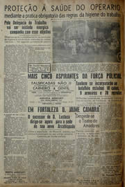 Página do jornal Unitário de dezembro de 1941