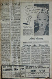 Página do jornal Unitário de dezembro de 1941