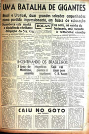 Página do jornal Unitário de janeiro de 1942