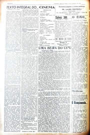 Página do jornal Unitário de janeiro de 1942