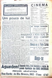 Página do jornal Unitário de fevereiro de 1942