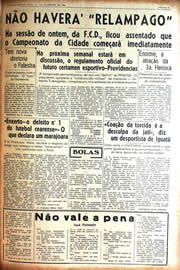 Página do jornal Unitário de fevereiro de 1942