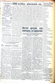 Página do jornal Unitário de fevereiro de 1942