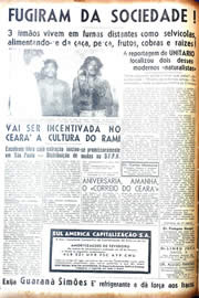 Página do jornal Unitário de março de 1942