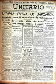 Página do jornal Unitário de março de 1942