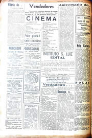 Página do jornal Unitário de março de 1942