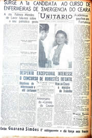 Página do jornal Unitário de março de 1942