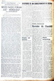 Página do jornal Unitário de março de 1942