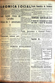Página do jornal Unitário de março de 1942