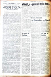 Página do jornal Unitário de março de 1942