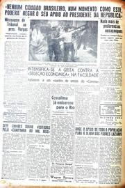 Página do jornal Unitário de março de 1942