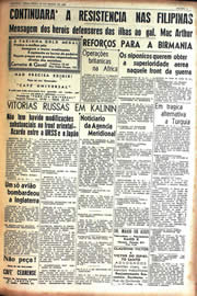 Página do jornal Unitário de março de 1942
