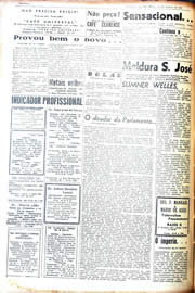 Página do jornal Unitário de março de 1942