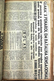 Página do jornal Unitário de março de 1942