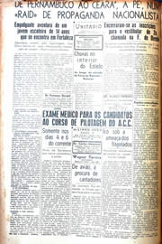 Página do jornal Unitário de abril de 1942