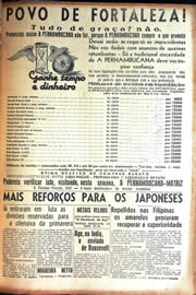 Página do jornal Unitário de abril de 1942