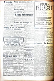Página do jornal Unitário de abril de 1942