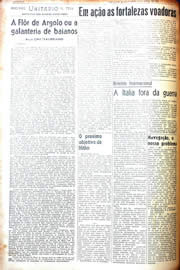 Página do jornal Unitário de abril de 1942