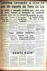 Página do jornal Unitário de abril de 1942