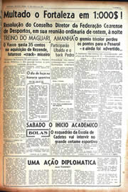 Página do jornal Unitário de abril de 1942