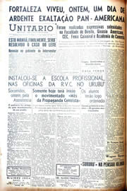 Página do jornal Unitário de abril de 1942
