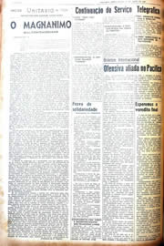 Página do jornal Unitário de abril de 1942