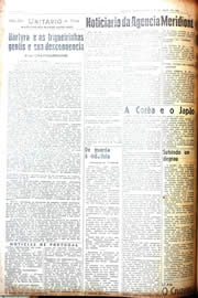Página do jornal Unitário de abril de 1942