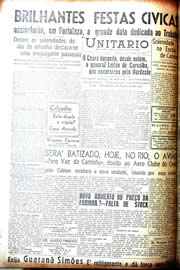 Página do jornal Unitário de abril de 1942