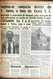 Página do jornal Unitário de maio de 1942