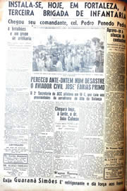 Página do jornal Unitário de maio de 1942