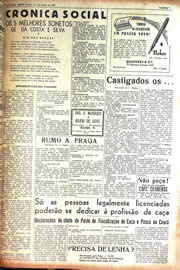 Página do jornal Unitário de maio de 1942