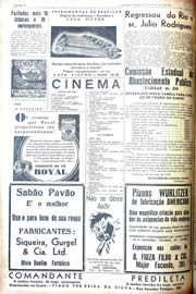 Página do jornal Unitário de maio de 1942