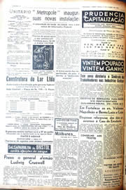 Página do jornal Unitário de junho de 1942