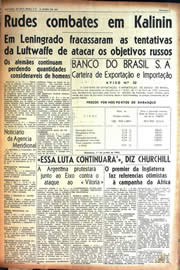 Página do jornal Unitário de junho de 1942