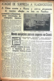Página do jornal Unitário de junho de 1942