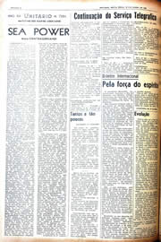 Página do jornal Unitário de junho de 1942