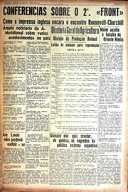 Página do jornal Unitário de junho de 1942