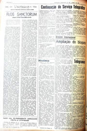 Página do jornal Unitário de junho de 1942