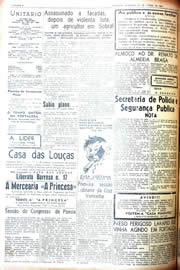 Página do jornal Unitário de junho de 1942