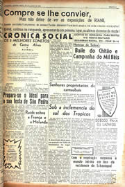Página do jornal Unitário de junho de 1942